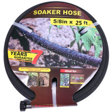 Soaker-slang 25ft bespaart 70% water Perfecte levering van water Ideaal voor tuinbloembed (5/8 inch) (5-8-25ft)