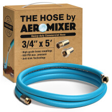 AEROMIXER THE HOSE - 3/4 inch tuinslang 5 FT 650 PSI korte lengte slang - commerci?e kleine waterslang 5 FT - commerci?e kwaliteit 3/4 inch waterslan