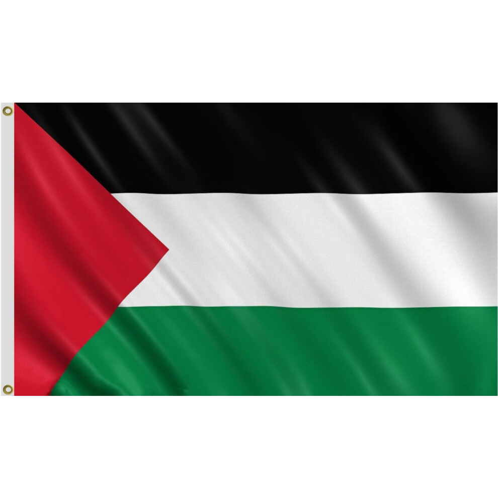 Flaga Palestyny ??6X10 Ft - Zywy Kolor Na Kazda Pogode PodwσJnie Szyte Flagi Palestynskie Flagi Poliestrowe Z Solidnym Mosieznym Pierscieniem. (6X10)-image