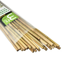 Mininfa Natural Bamboo Stakes 3 Fot Miljvnliga Trdgrds Stakes Plant Stakes Std fr klttring fr tomater Trd Bnor 25-pack