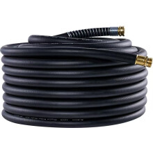Mangueira de Jardim Guitrees 100FT x 3/4", Mangueira de Borracha Resistente, com Conectores, 1000PSI de Pressão