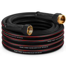 Tuinslang 25ft x 5/8", Niet-uitbreidbaar Heavy Duty Flexibele Water Slang, Geen Kink, Leckvrij, Lichtgewicht Hybrid Slang