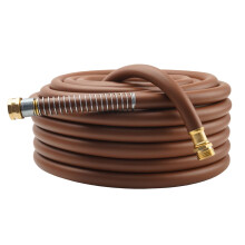 Guitrees Tubo da Giardino 50FT x 5/8"" Tubo in Gomma Resistente per Acqua con Treccia a Cinque Strati Raccordi Maschio a Femmina 1000PSI Burst 300