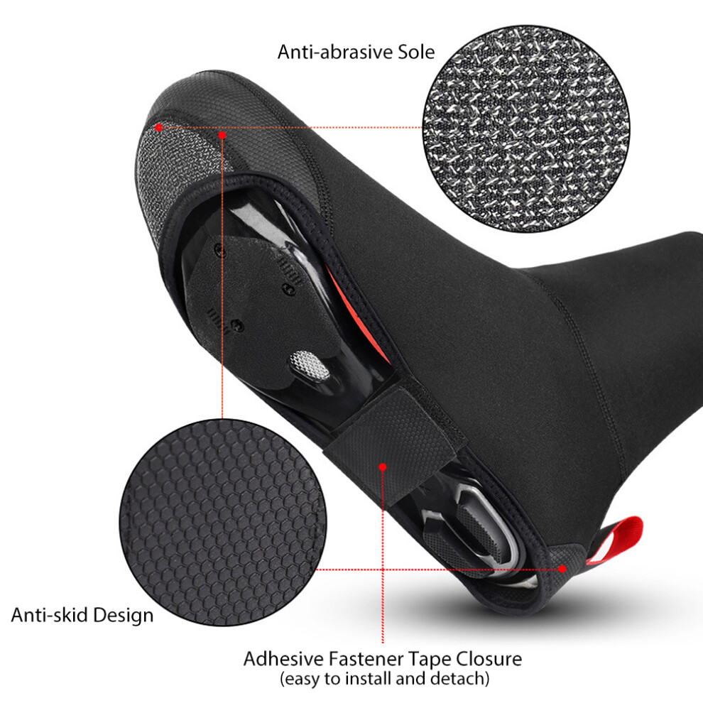 Windproof Waterproof Cycling Overshoes for Men Women, Sizes M-XXL-image-OPC-PMY68N7-NEW