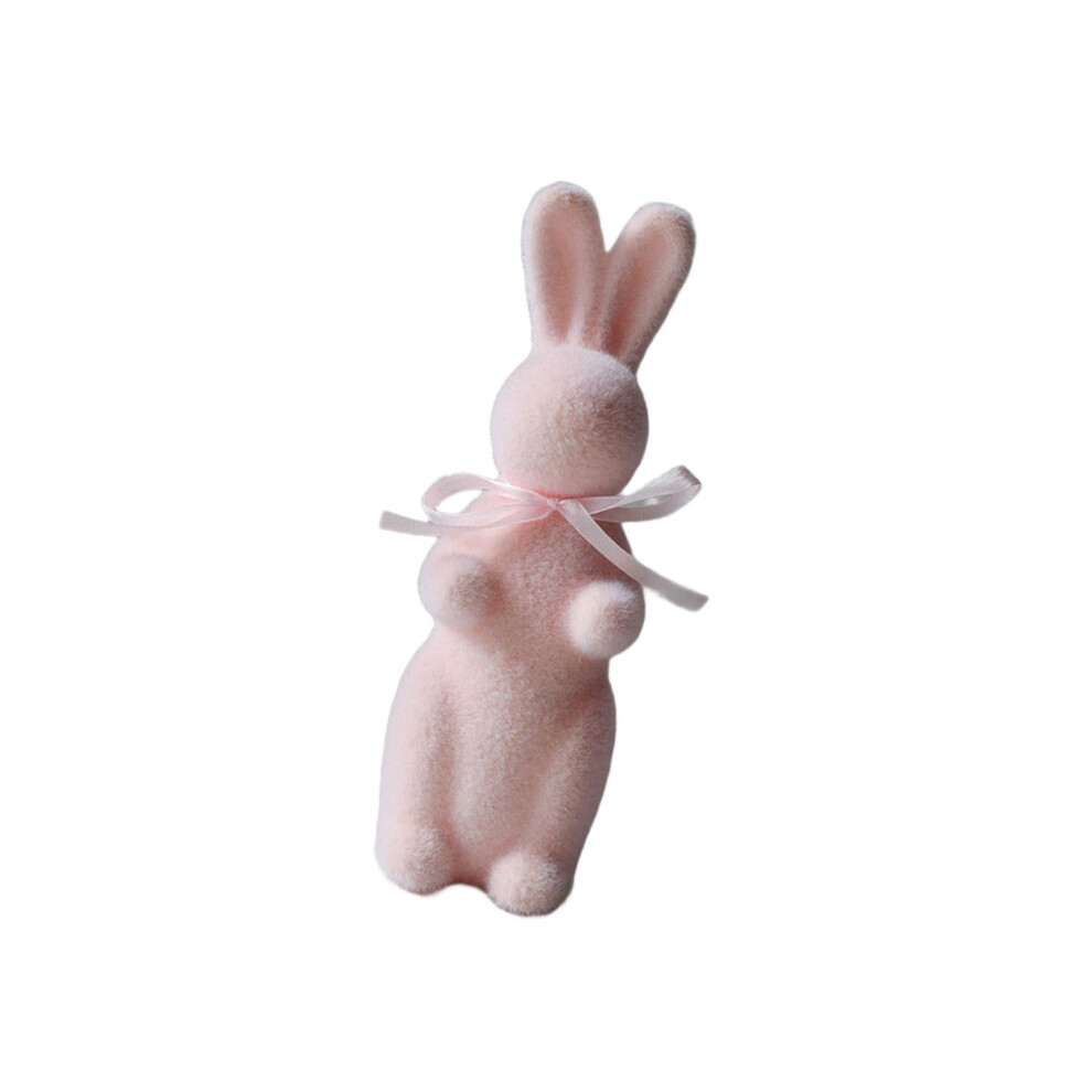 Holiday Decoration with Soft Touching Bunnies-Pink Color-image-OPC-PMY68SB-NEW