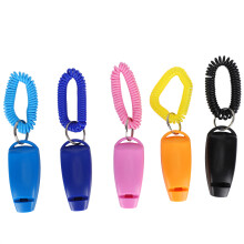 2-in-1 High Frequency Plastic Dog Training Whistle 7x3cm