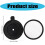 Reusable Outer Bowl Lid Ice Cream Maker Replacement Component ABS Texture for Smooth Operations and Splashs Prevention 5