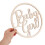 Baby Shower Bord: Aankondiging - Rond Achtergrond 4