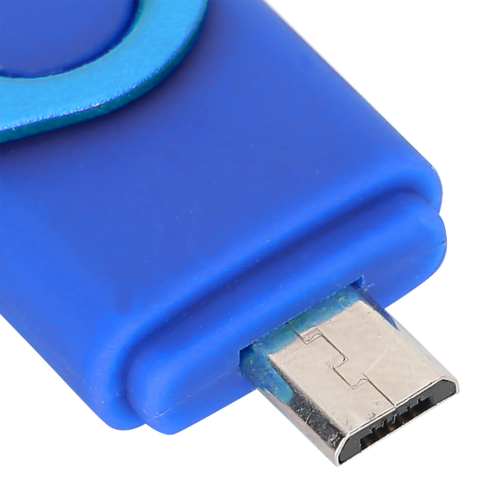 32Gb Usb 2.0 Flash Drive Otg Pendrive Aluminum Alloy Cw10040 Blue 4651360547047