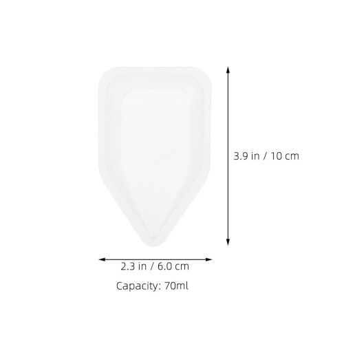 10 Unidades 70 Ml De Pesaje Plástico Para Y 1