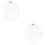 2 Pièces Bride Fascinateur Mariage Bandeau 8