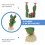 Cactus Artificiale In Per Decorazione D' 8