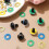 60 Pezzi Occhi Sicurezza Con Glitter Per E 7