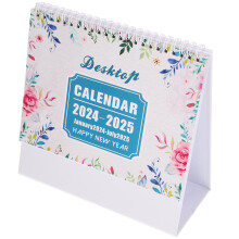 Calendário De 2024 Com Decoração E Contagem Regressiva Para Escritório