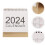 Calendário De 2024 Mensal Simples Para Escritório 3