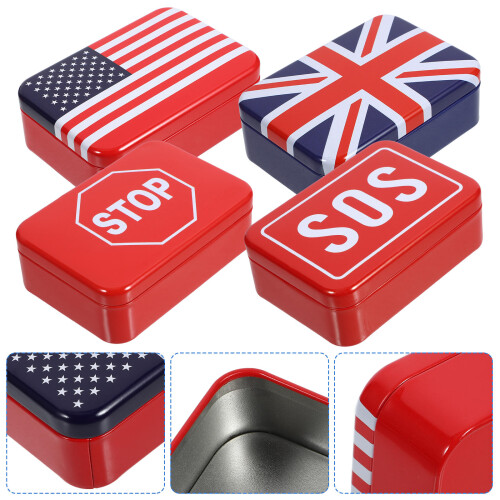 4Pcs Armazenamento Com Tampa Para Doces 1
