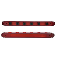 Wall Mounted Wooden Billiard Pool Cue Rack 6 Sticks Holder Red