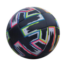 Soccer Ball Size 5 Black PU Non-Slip Grass Football Adult Indoor Outdoor Wear- PU Soccer Ball