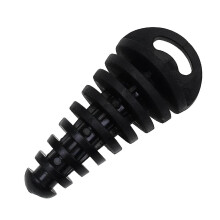 motorcycle For Yamaha Rubber Exhaust Pipe Plug Motorcycle Motocross Universal Accessories(BLACK)