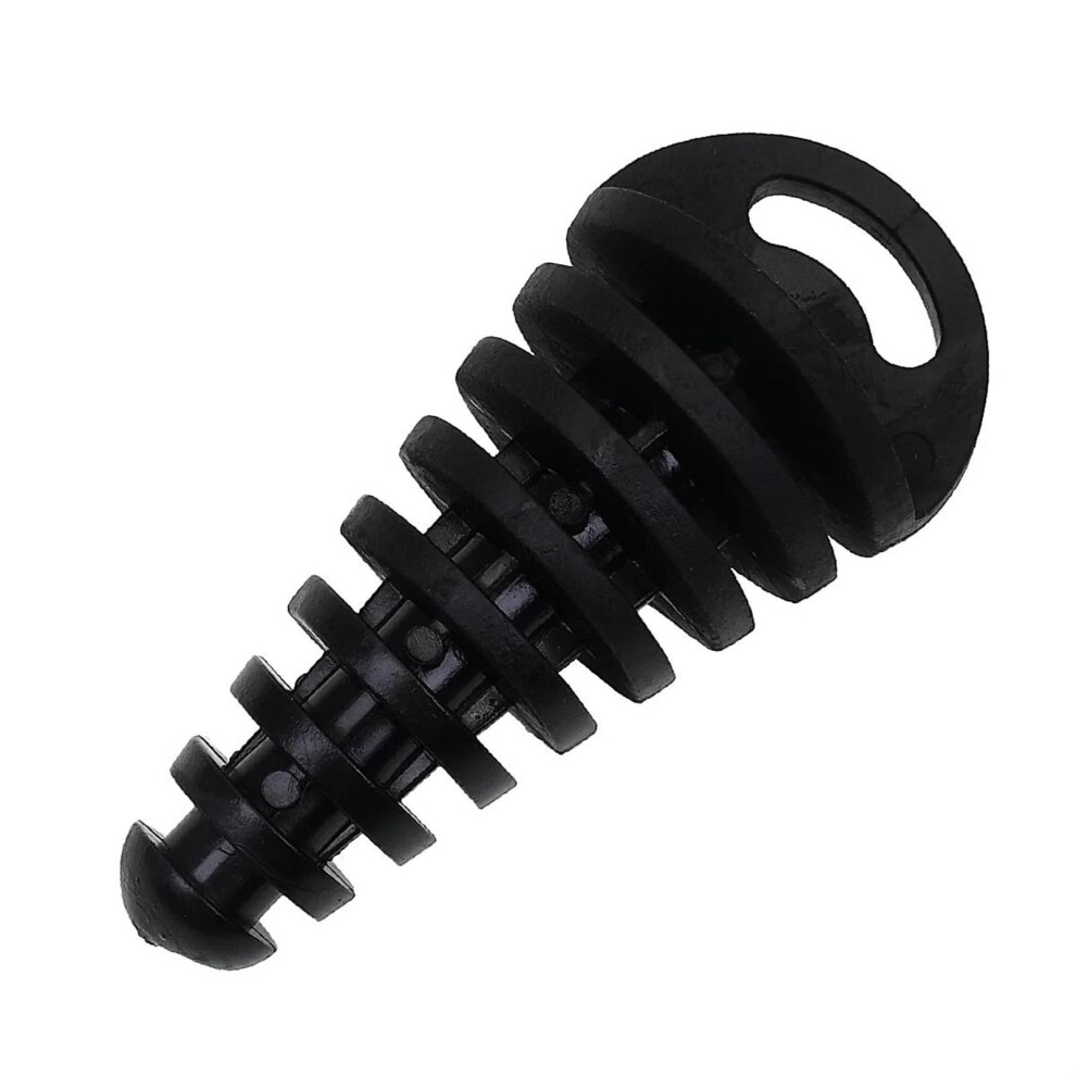 Motorcycle For Yamaha Rubber Exhaust Pipe Plug Motorcycle Motocross Universal Accessories(Black) Black 9067246684419