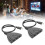 2Pcs HDMI Splitter 3 Port 4Kx2K Multi-Functional Hub, Black 7