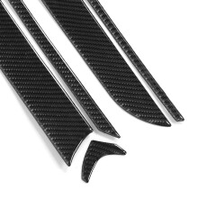 Mitsubishi Lancer Door Panel Carbon Fiber Trim Cover Interior Decor