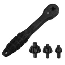 Chuck Key - Ratcheting Double Head Power Drill Chucks,Hand Tools Wrenches for Professionals Press Home Users Garage Business