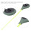 Compact 4 Set Ice Fishing Rods with Tips - Rust Resistant & Sturdy 9