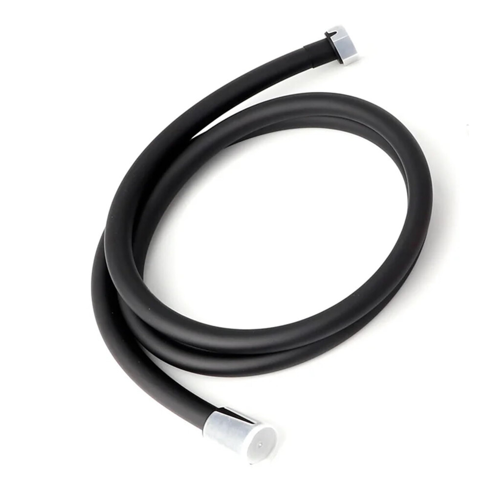 Pressure Shower Hose Plumbing For Bathroom Accessories Flexible Handheld Winding Gi/2 Universal Hose(2M Black) 9323874931753