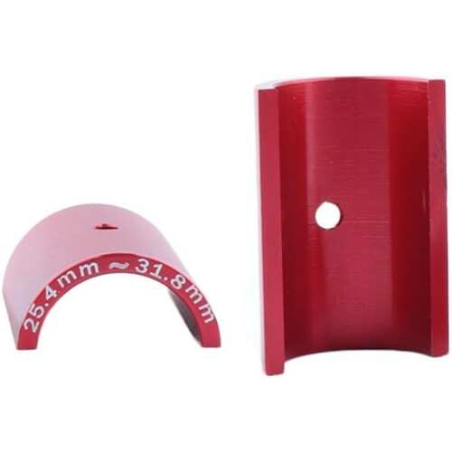 Bicycle Handlebar Conversion Kit with Aluminum Shims for Size Adjustment Needs 1