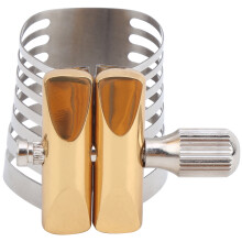 Metal Ligature Clamp for Tenor Saxophone Easy Installation Single Screw Design