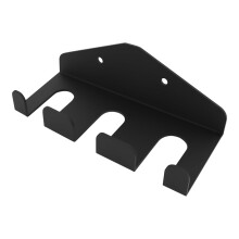 Dumbbell Rack Wall Mount - Fitness Bar Storage | Black Vertical Gym Wall Mount | Home Gym Equipment | Wall Mounted Weight Rack for Gara Training Room
