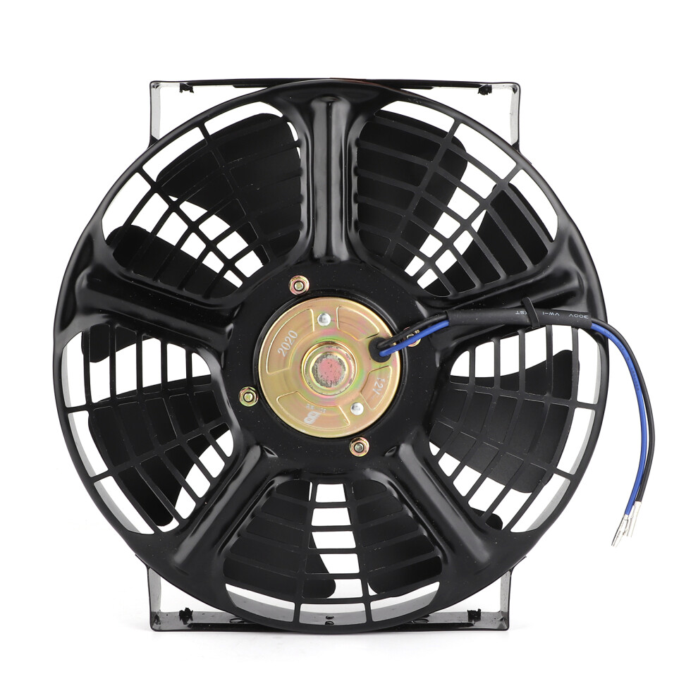 10 Inch Universal 12V Electric Fan for Engine Radiator Cooling 80W 2400RPM-image-OPC-PMY6R2B-NEW