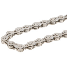 FX8 116 Glieder Hochfestes Stahl-Mountainbike-Kette, 8-Gang, Silber