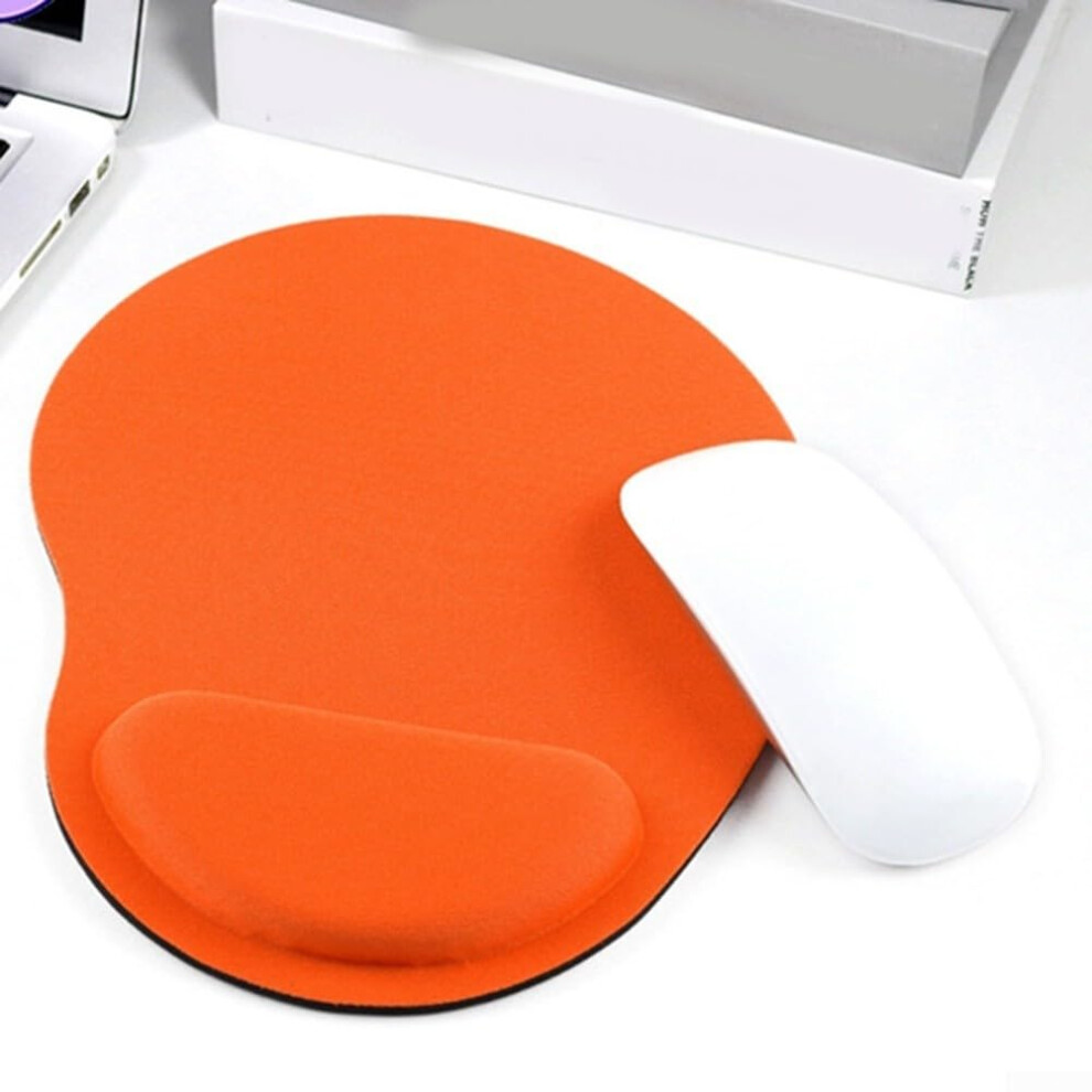 Ergonomic Design Mouse Pad With Wrist Support, Optimal Comfort, Vibrant Color Selection (Gray) Gray 9339159197318