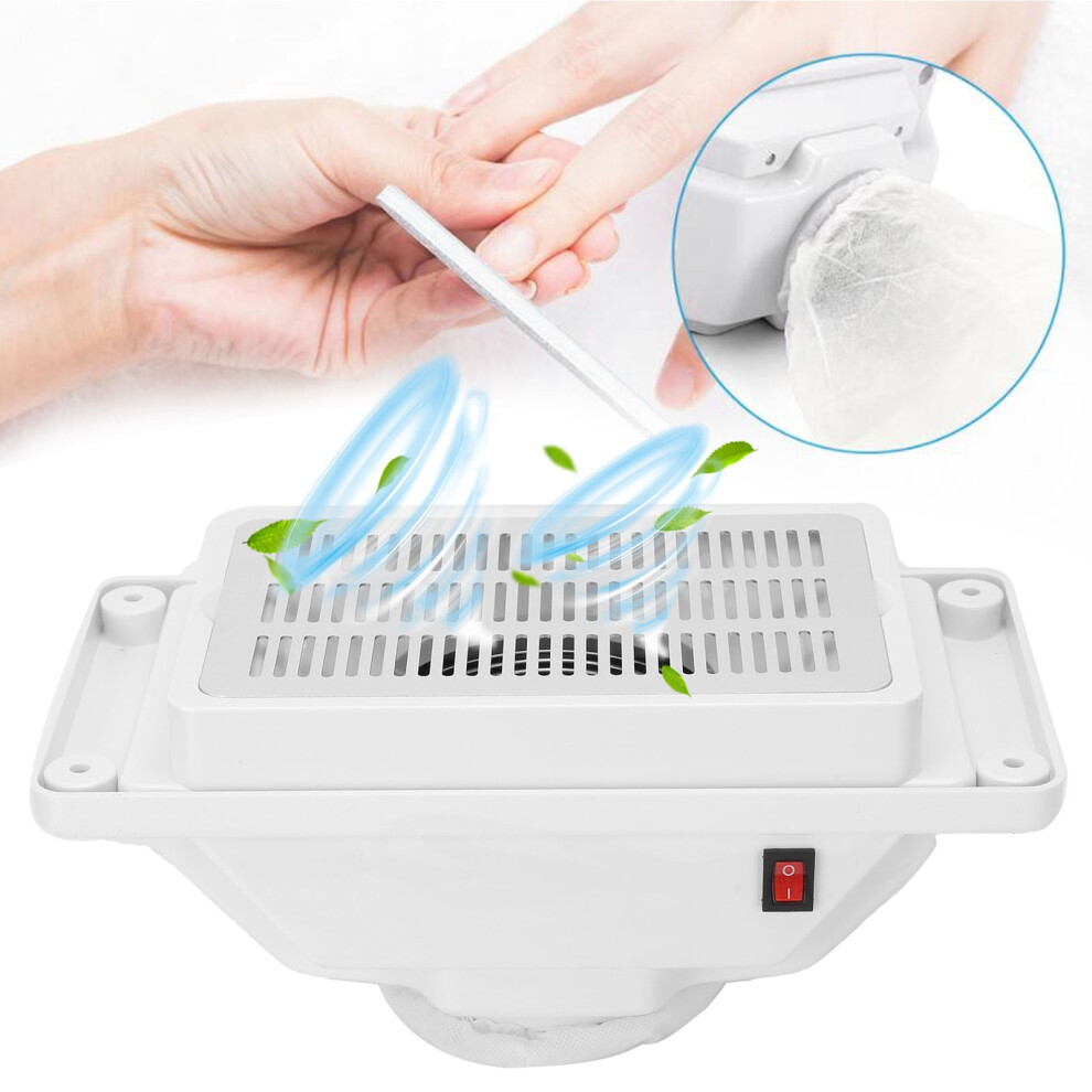 6W Quiet Nail Dust Collector With Fan - Desktop Vacuum Cleaner 220V 8731360581640