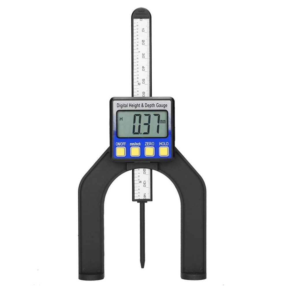 Digital Height Gauge 0-80Mm Digital Precision Height Aperture Depth Gauge Ruler With Magnetic Feet Base For Depth Woodworking Measurement 9323874933528