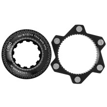 Aluminiumlegierung Fahrradbremscenterverriegelung 6 Schrauben Disc-Rotor-Adapter 52x18mm