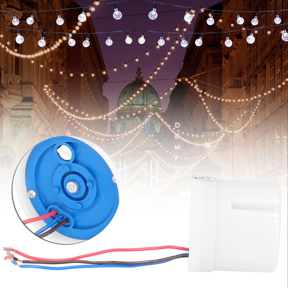 Ac220-240V 25A Outdoor Photocell Light Switch, 7X8x8cm, Light Control 9471360595375