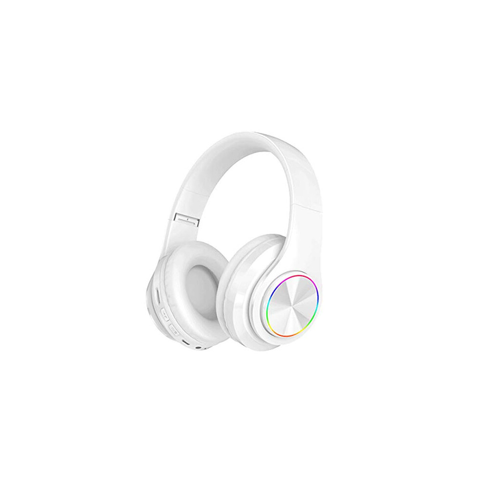 Wireless Headphone 3D Stereo Bluetooth Headset Foldable Gaming Earphone With Mic Fm Tf Card Noise Reduction Headphone Light 9339159199008