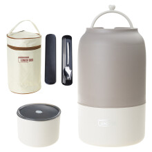 304 Stainless Steel Insulated Double Layer Lunch Box-Type A