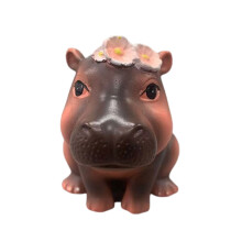 Handcrafts Resins Hippo Miniature Statue-Sitting Position