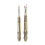 2PCS Vintage Metal Seam Unpicker Comfortable Grip Thread-Bronze 1