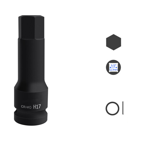 Professional 22mm Hex Impact Bit Socket for DIY-H17