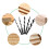 5Pcs Hexagonal Handle Auger Drill Bit Set 100mm Length Wood 4
