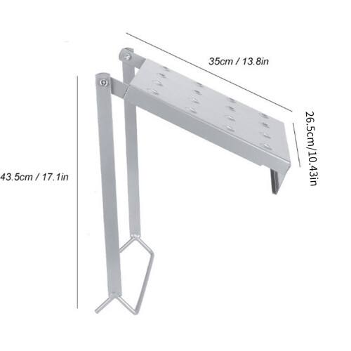 Foldable Quick Install Ladder Accessories Work Platform Support 2