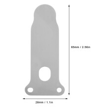 5 Stück 65mm Metallventilplatte für Druckluftkompressoren, Zungenform-Zubehör