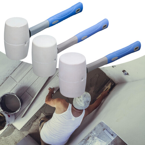 Heavy Duty Rubber Mallets NonMarring Surfaces Hand Hammer-535g 2
