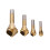 4pcs Titanium Coated Countersink Deburring Drill Taper Hole Cutter For Metal Plastic Wood Countersunk Head Chamfering Tools 2