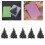 5 Sets Plastic Embossing Folders for Card Making & Scrapbooking, Christmas Tree Pattern 12